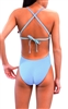 ADORETEX GIRLS/WOMEN'S TIE-BACK SOLID ONE PIECE SWIMSUIT - FN028
