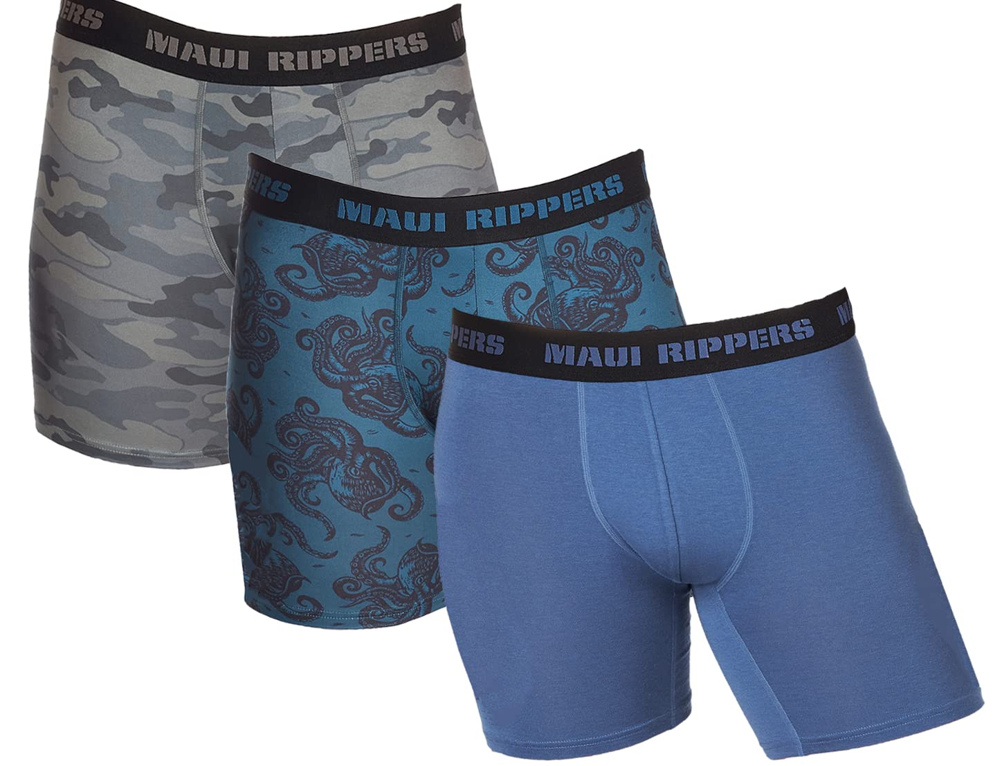 Maui Rippers Men's Boxer Briefs - 3 Pack - LIFEGUARD OUTLET
