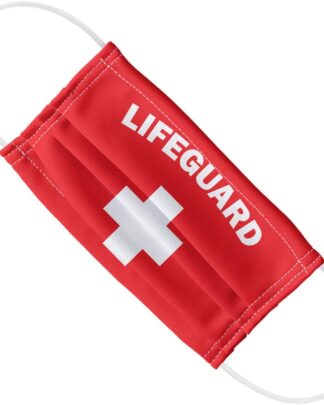 Lifeguard Red Facemask